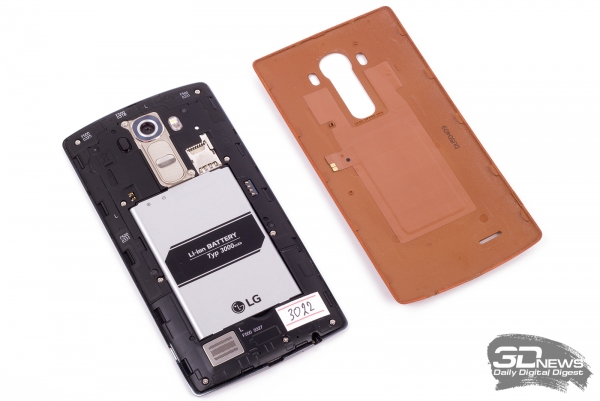 LG G4 без задней крышки