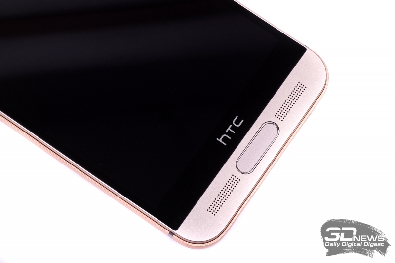 HTC One M9+ – сканер отпечатков пальцев
