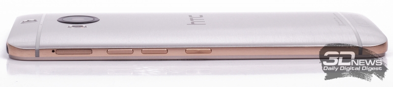 HTC One M9+ – вид сбоку