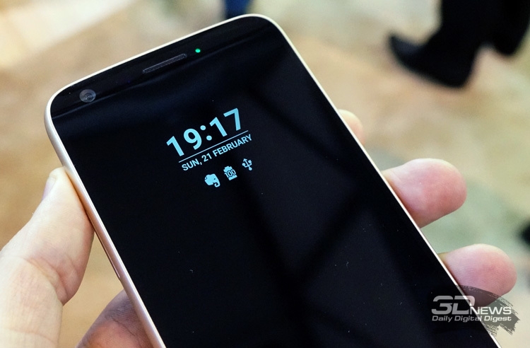 LG G5 и функция «Always-on Display»